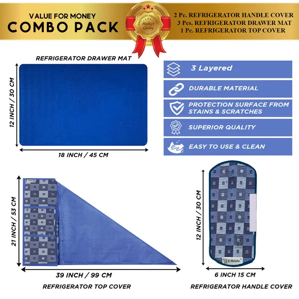 Appliance_Cover_Combo_Set_of_(1_Pc._Fridge_Top_Cover_+_2_Pcs._Fridge_Handle_Cover_+_3_Pcs._Fridge_Mat)