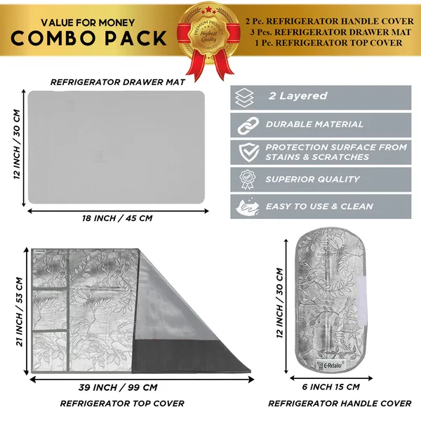 Appliance_Cover_Combo_Set_of_(1_Pc._Fridge_Top_Cover_+_2_Pcs._Fridge_Handle_Cover_+_3_Pcs._Fridge_Mat)