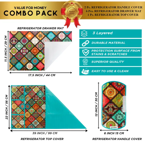 Appliance_Cover_Combo_Set_of_(1_Pc._Fridge_Top_Cover_+_2_Pcs._Fridge_Handle_Cover_+_6_Pcs._Fridge_Mat)