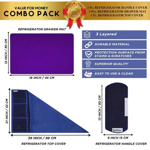 Appliance_Cover_Combo_Set_of_(1_Pc._Fridge_Top_Cover_+_2_Pcs._Fridge_Handle_Cover_+_3_Pcs._Fridge_Mat)