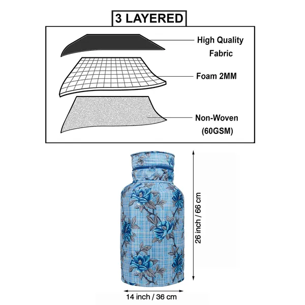 6_Pcs_Of_Cover_Appliance_Cover_Combo_Set_of_(1_Pc._Fridge_Top_Cover_+_1_Pc._Fridge_Handle_Cover_+_6_Pcs._Fridge_Mat)