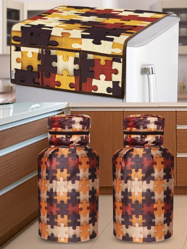 Appliances_Cover_Combo_Set_of_(1_Pc._Fridge_Top_Cover_+_2_Pcs._LPG_Cylinder_Cover)