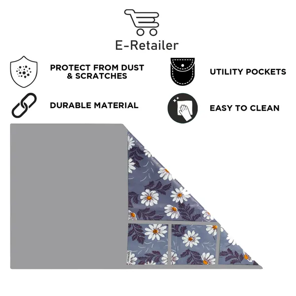 6_Pcs_Of_Cover_Appliances_Cover_Combo_Set_of_(1_Pc._Fridge_Top_Cover_+_1_Pc._Fridge_Handle_Cover_+_1_Pc._Microwave_Oven_Cover_+_6_Pcs._Fridge_Mat_+_1_Pc._Wall_Hanging_Storage_Organizer)