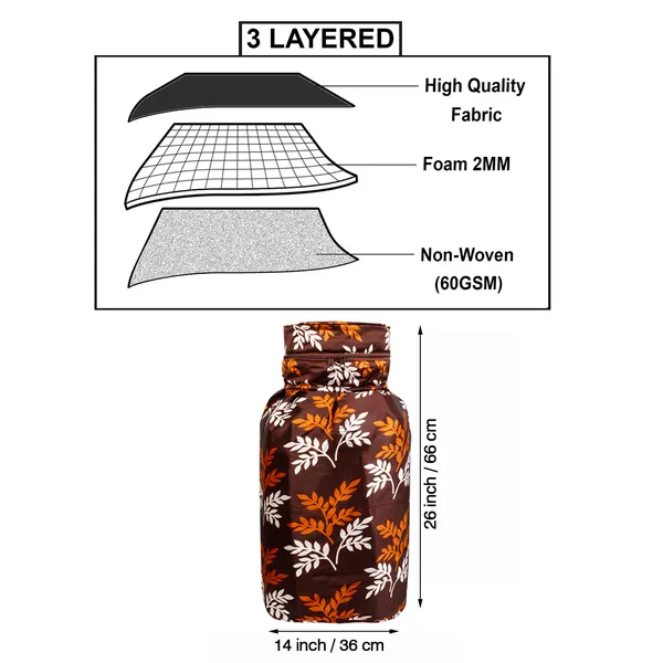 6_Pcs_Of_Cover_Appliance_Cover_Combo_Set_of_(1_Pc._Fridge_Top_Cover_+_1_Pc._Fridge_Handle_Cover_+_6_Pcs._Fridge_Mat)