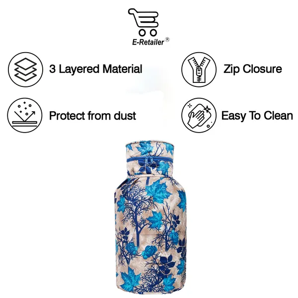 6_Pcs_Of_Cover_Appliances_Cover_Combo_Set_of_(1_Pc._Fridge_Top_Cover_+_2_Pcs._Fridge_Handle_Cover_+_6_Pcs._Fridge_Mat_+_1_Pc._Wall_Hanging_Storage_Organizer)