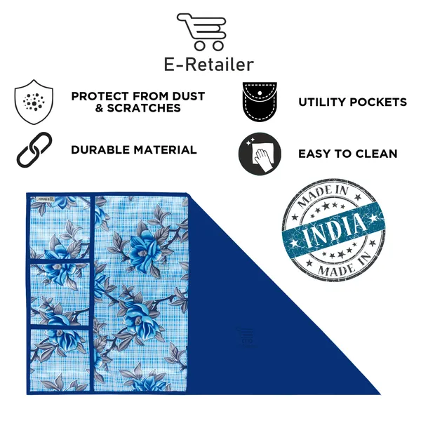 6_Pcs_Of_Cover_Multipurpose_Mats/Fridge_Mats/Refrigerator_Drawer_Mats_(Material-PP,_Color-Red,_Size-17.5X11.5_Inches)