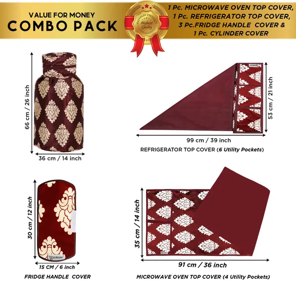 6_Pcs_Of_Cover_Multipurpose_Mats/Fridge_Mats/Refrigerator_Drawer_Mats_(Material-PP,_Color-Red,_Size-17.5X11.5_Inches)