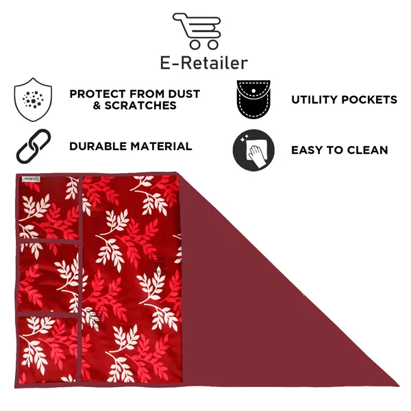 Appliance_Cover_Combo_Set_of_(1_Pc._Fridge_Top_Cover_+_3_Pcs._Fridge_Mat)