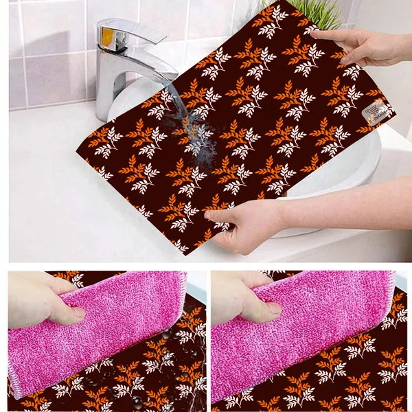 Appliance_Cover_Combo_Set_of_(1_Pc._Fridge_Top_Cover_+_4_Pcs._Fridge_Mat)