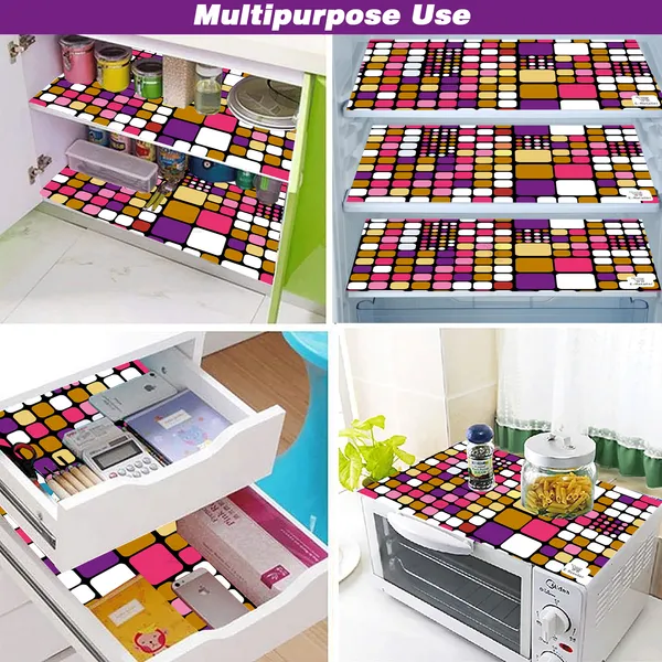 Appliance_Cover_Combo_Set_of_(1_Pc._Fridge_Top_Cover_+_4_Pcs._Fridge_Mat)
