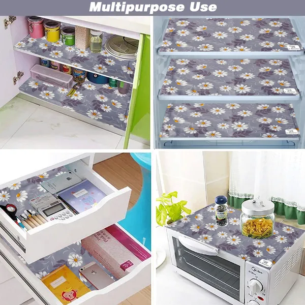 6_Pcs_Of_Cover_Multipurpose_Mats/Fridge_Mats/Refrigerator_Drawer_Mats_(Material-PP,_Color-Red,_Size-17.5X11.5_Inches)