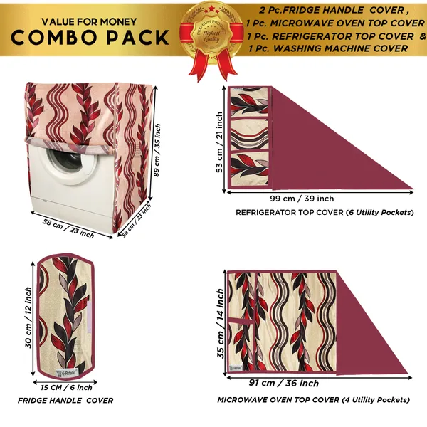 Appliances_Cover_Combo_Set_of_(1_Pc._Fridge_Top_Cover_+_2_Pcs._Fridge_Handle_Cover_+_1_Pc._Microwave_Oven_Top_Cover_+_1_Pc._Front_Load_Washing_Machine_Cover)