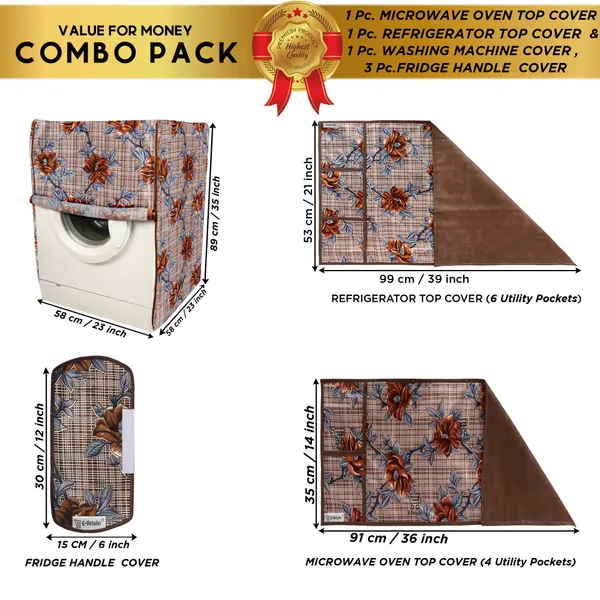 Appliances_Cover_Combo_Set_of_(1_Pc._Fridge_Top_Cover_+_3_Pcs._Fridge_Handle_Cover_+1_Pc._Microwave_Oven_Top_Cover_+_1_Pc._Front_Load_Washing_Machine_Cover)