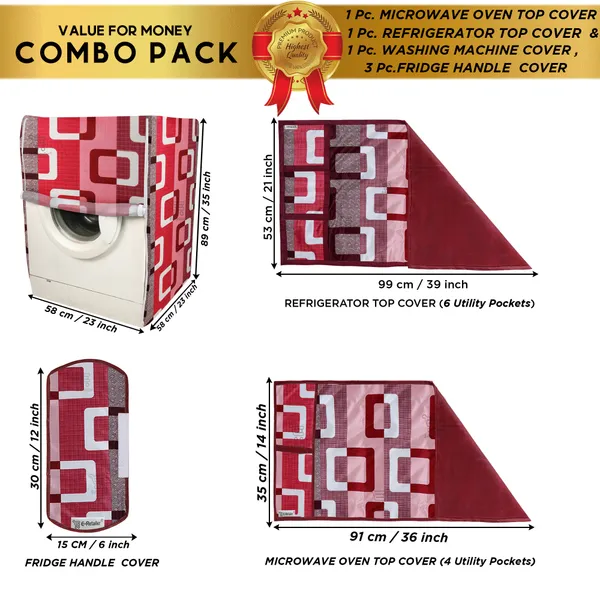 Appliances_Cover_Combo_Set_of_(1_Pc._Fridge_Top_Cover_+_3_Pcs._Fridge_Handle_Cover_+1_Pc._Microwave_Oven_Top_Cover_+_1_Pc._Front_Load_Washing_Machine_Cover)
