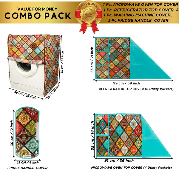 Appliances_Cover_Combo_Set_of_(1_Pc._Fridge_Top_Cover_+_3_Pcs._Fridge_Handle_Cover_+1_Pc._Microwave_Oven_Top_Cover_+_1_Pc._Front_Load_Washing_Machine_Cover)