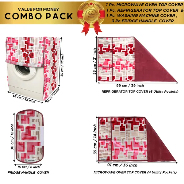 Appliances_Cover_Combo_Set_of_(1_Pc._Fridge_Top_Cover_+_3_Pcs._Fridge_Handle_Cover_+1_Pc._Microwave_Oven_Top_Cover_+_1_Pc._Front_Load_Washing_Machine_Cover)