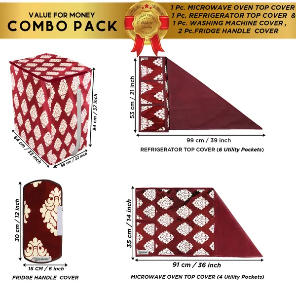 Appliances_Cover_Combo_Set_of_(1_Pc._Fridge_Top_Cover_+_2_Pcs._Fridge_Handle_Cover_+1_Pc._Microwave_Oven_Top_Cover_+_1_Pc._Semi_Automatic_Washing_Machine_Cover)