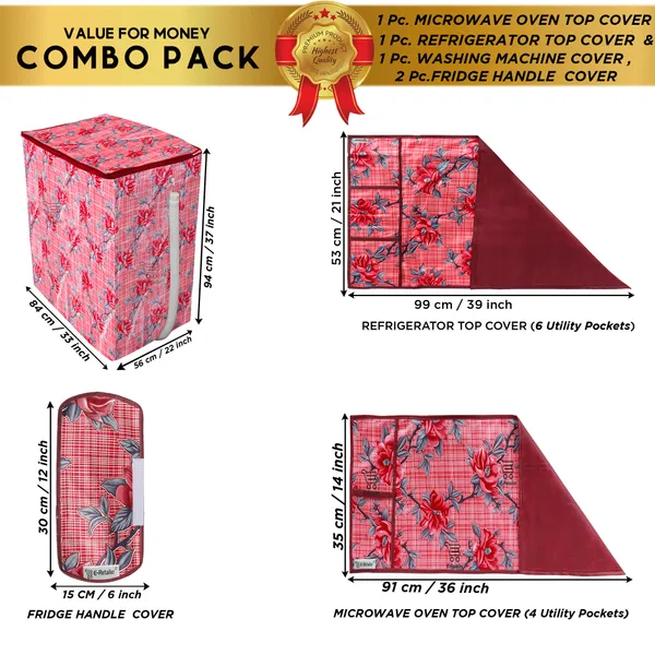 Appliances_Cover_Combo_Set_of_(1_Pc._Fridge_Top_Cover_+_2_Pcs._Fridge_Handle_Cover_+1_Pc._Microwave_Oven_Top_Cover_+_1_Pc._Semi_Automatic_Washing_Machine_Cover)