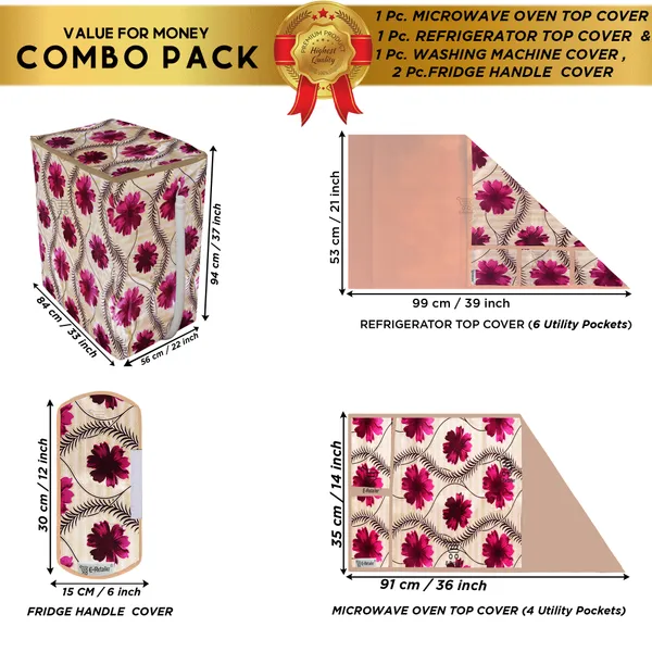 Appliances_Cover_Combo_Set_of_(1_Pc._Fridge_Top_Cover_+_2_Pcs._Fridge_Handle_Cover_+1_Pc._Microwave_Oven_Top_Cover_+_1_Pc._Semi_Automatic_Washing_Machine_Cover)