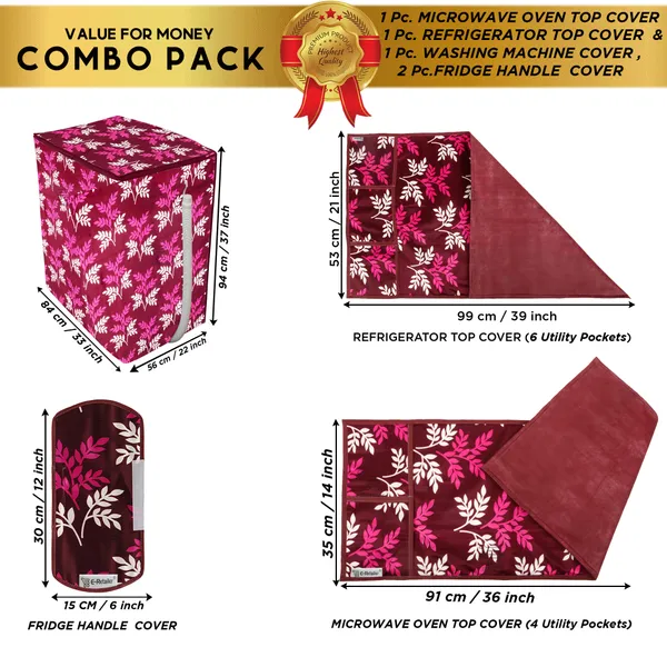 Appliances_Cover_Combo_Set_of_(1_Pc._Fridge_Top_Cover_+_2_Pcs._Fridge_Handle_Cover_+1_Pc._Microwave_Oven_Top_Cover_+_1_Pc._Semi_Automatic_Washing_Machine_Cover)