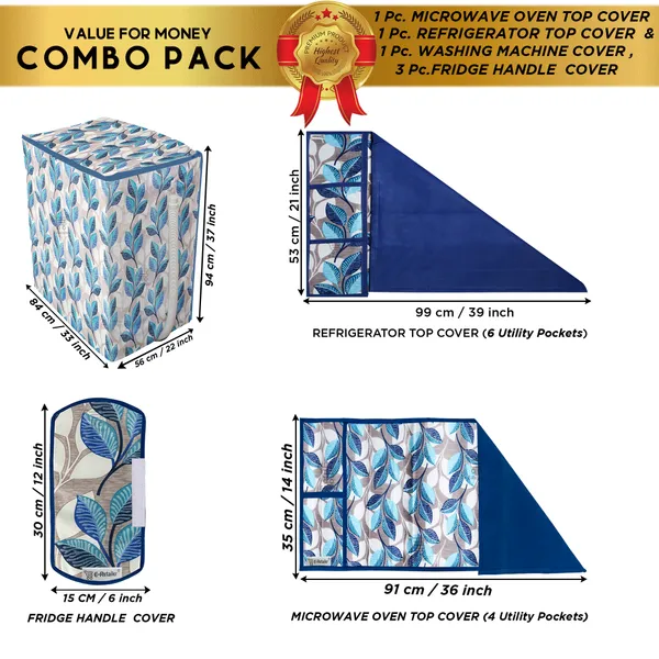 Appliances_Cover_Combo_Set_of_(1_Pc._Fridge_Top_Cover_+_3_Pcs._Fridge_Handle_Cover_+_1_Pc._Microwave_Oven_Top_Cover_+_1_Pc._Semi_Automatic_Washing_Machine_Cover)