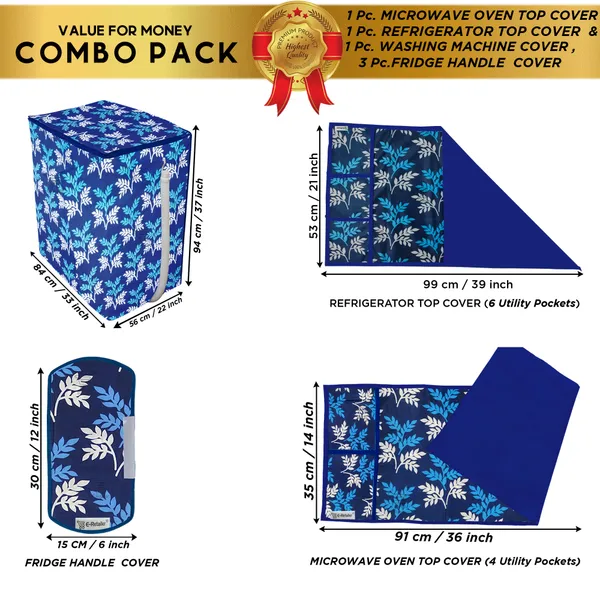 Appliances_Cover_Combo_Set_of_(1_Pc._Fridge_Top_Cover_+_3_Pcs._Fridge_Handle_Cover_+_1_Pc._Microwave_Oven_Top_Cover_+_1_Pc._Semi_Automatic_Washing_Machine_Cover)