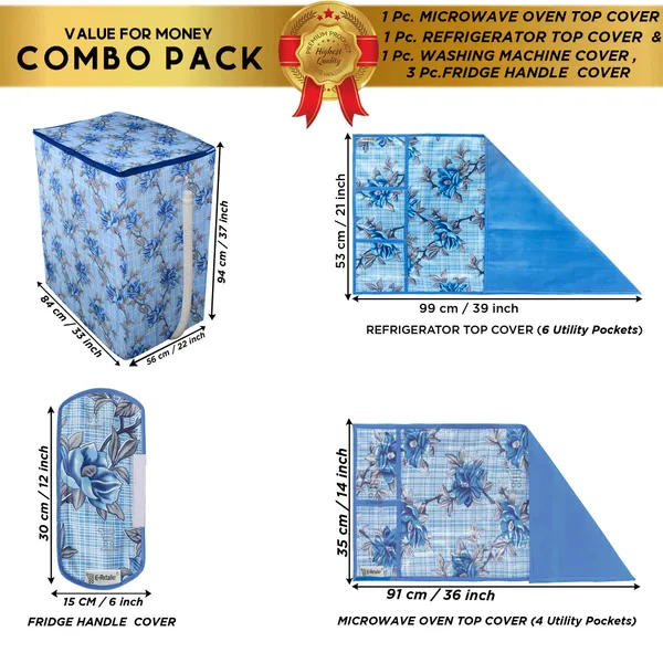Appliances_Cover_Combo_Set_of_(1_Pc._Fridge_Top_Cover_+_3_Pcs._Fridge_Handle_Cover_+_1_Pc._Microwave_Oven_Top_Cover_+_1_Pc._Semi_Automatic_Washing_Machine_Cover)