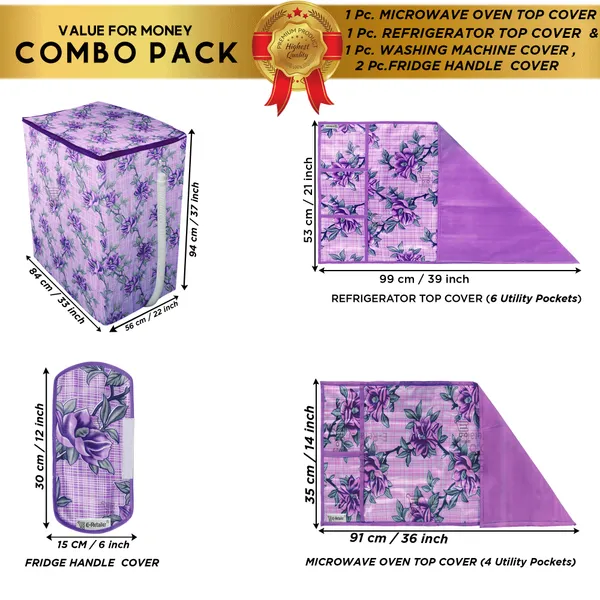 Appliances_Cover_Combo_Set_of_(1_Pc._Fridge_Top_Cover_+_2_Pcs._Fridge_Handle_Cover_+1_Pc._Microwave_Oven_Top_Cover_+_1_Pc._Semi_Automatic_Washing_Machine_Cover)