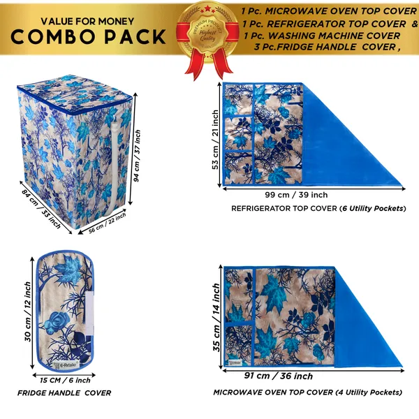 Appliances_Cover_Combo_Set_of_(1_Pc._Fridge_Top_Cover_+_3_Pcs._Fridge_Handle_Cover_+_1_Pc._Microwave_Oven_Top_Cover_+_1_Pc._Semi_Automatic_Washing_Machine_Cover)