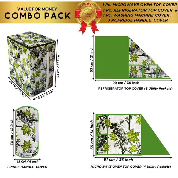 Appliances_Cover_Combo_Set_of_(1_Pc._Fridge_Top_Cover_+_3_Pcs._Fridge_Handle_Cover_+_1_Pc._Microwave_Oven_Top_Cover_+_1_Pc._Semi_Automatic_Washing_Machine_Cover)