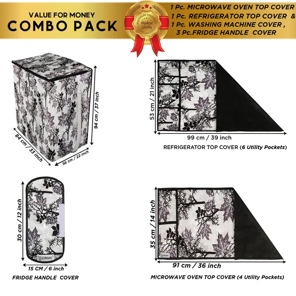 Appliances_Cover_Combo_Set_of_(1_Pc._Fridge_Top_Cover_+_3_Pcs._Fridge_Handle_Cover_+_1_Pc._Microwave_Oven_Top_Cover_+_1_Pc._Semi_Automatic_Washing_Machine_Cover)