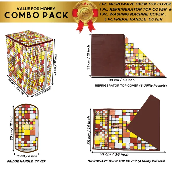 Appliances_Cover_Combo_Set_of_(1_Pc._Fridge_Top_Cover_+_3_Pcs._Fridge_Handle_Cover_+_1_Pc._Microwave_Oven_Top_Cover_+_1_Pc._Semi_Automatic_Washing_Machine_Cover)