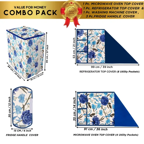 Appliances_Cover_Combo_Set_of_(1_Pc._Fridge_Top_Cover_+_3_Pcs._Fridge_Handle_Cover_+_1_Pc._Microwave_Oven_Top_Cover_+_1_Pc._Semi_Automatic_Washing_Machine_Cover)