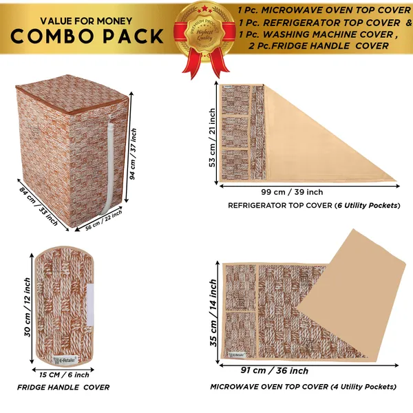 Appliances_Cover_Combo_Set_of_(1_Pc._Fridge_Top_Cover_+_2_Pcs._Fridge_Handle_Cover_+1_Pc._Microwave_Oven_Top_Cover_+_1_Pc._Semi_Automatic_Washing_Machine_Cover)