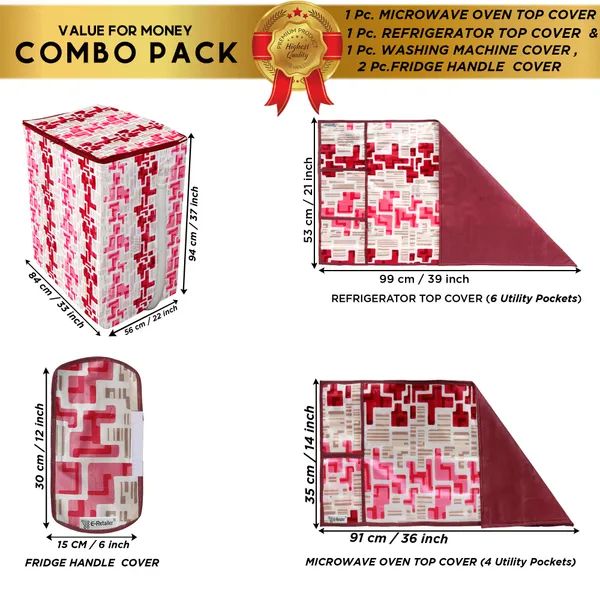 Appliances_Cover_Combo_Set_of_(1_Pc._Fridge_Top_Cover_+_2_Pcs._Fridge_Handle_Cover_+1_Pc._Microwave_Oven_Top_Cover_+_1_Pc._Semi_Automatic_Washing_Machine_Cover)