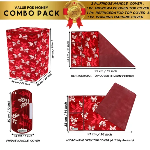 Appliance_Cover_Combo_Set_of_(1_Pc._Fridge_Top_Cover_+_2_Pcs._Fridge_Handle_Cover_+_1_Pc._Microwave_Oven_Top_Cover_+_1_Pc._Top_Load_Washing_Machine_Cover)