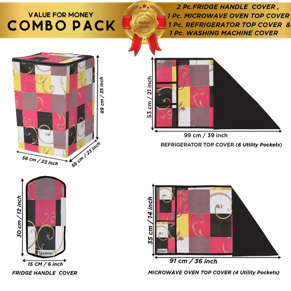 Appliance_Cover_Combo_Set_of_(1_Pc._Fridge_Top_Cover_+_2_Pcs._Fridge_Handle_Cover_+_1_Pc._Microwave_Oven_Top_Cover_+_1_Pc._Top_Load_Washing_Machine_Cover)