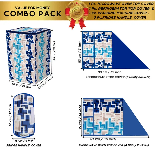 Appliance_Cover_Combo_Set_of_(1_Pc._Fridge_Top_Cover_+_3_Pcs._Fridge_Handle_Cover_+_1_Pc._Microwave_Oven_Top_Cover_+_1_Pc._Top_Load_Washing_Machine_Cover)