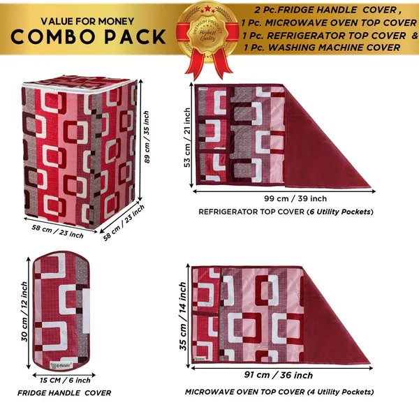 Appliance_Cover_Combo_Set_of_(1_Pc._Fridge_Top_Cover_+_2_Pcs._Fridge_Handle_Cover_+_1_Pc._Microwave_Oven_Top_Cover_+_1_Pc._Top_Load_Washing_Machine_Cover)