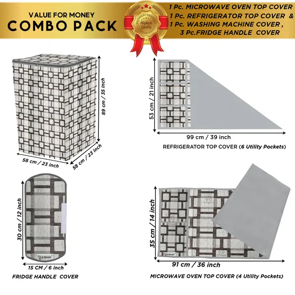 Appliance_Cover_Combo_Set_of_(1_Pc._Fridge_Top_Cover_+_3_Pcs._Fridge_Handle_Cover_+_1_Pc._Microwave_Oven_Top_Cover_+_1_Pc._Top_Load_Washing_Machine_Cover)