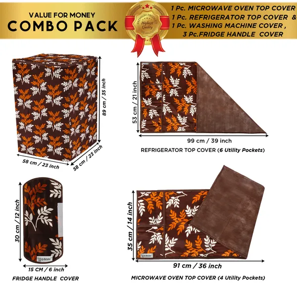 Appliance_Cover_Combo_Set_of_(1_Pc._Fridge_Top_Cover_+_3_Pcs._Fridge_Handle_Cover_+_1_Pc._Microwave_Oven_Top_Cover_+_1_Pc._Top_Load_Washing_Machine_Cover)