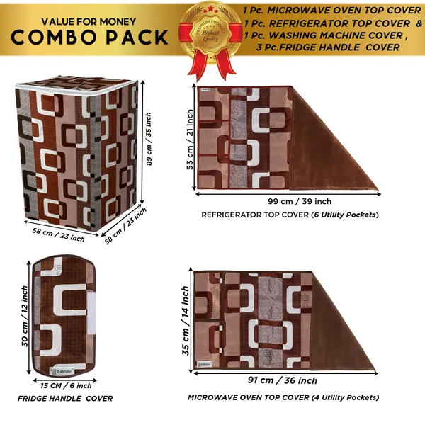 Appliance_Cover_Combo_Set_of_(1_Pc._Fridge_Top_Cover_+_3_Pcs._Fridge_Handle_Cover_+_1_Pc._Microwave_Oven_Top_Cover_+_1_Pc._Top_Load_Washing_Machine_Cover)