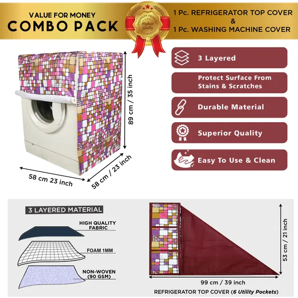 Appliances_Cover_Combo_Set_of_(1_Pc._Fridge_Top_Cover_+_1_Pc._Front_Load_Washing_Machine_Cover_)