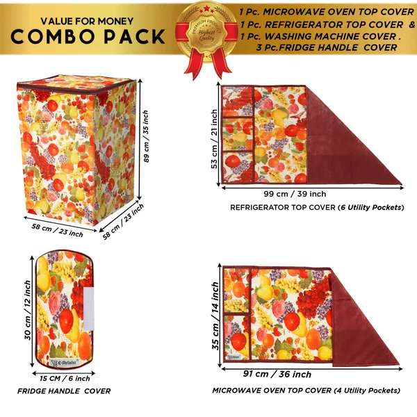 Appliance_Cover_Combo_Set_of_(1_Pc._Fridge_Top_Cover_+_3_Pcs._Fridge_Handle_Cover_+_1_Pc._Microwave_Oven_Top_Cover_+_1_Pc._Top_Load_Washing_Machine_Cover)
