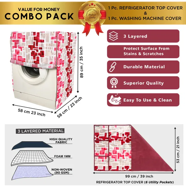 Appliances_Cover_Combo_Set_of_(1_Pc._Fridge_Top_Cover_+_1_Pc._Front_Load_Washing_Machine_Cover_)