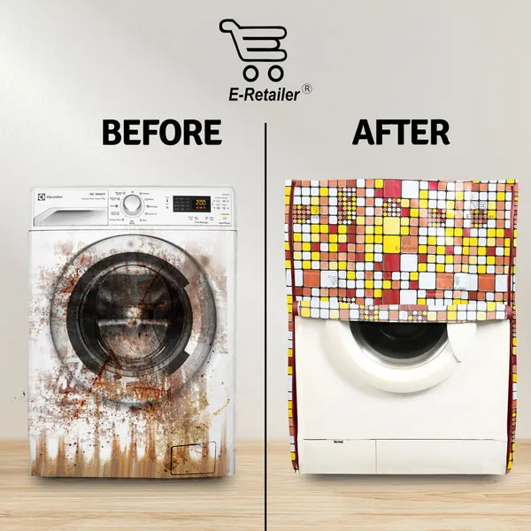 6_Pcs_Of_Cover_Appliance_Cover_Combo_Set_of_(1_Pc._Fridge_Top_Cover_+_1_Pc._Fridge_Handle_Cover_+_6_Pcs._Fridge_Mat)