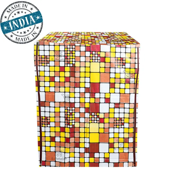 6_Pcs_Of_Cover_Appliance_Cover_Combo_Set_of_(1_Pc._Fridge_Top_Cover_+_1_Pc._Fridge_Handle_Cover_+_6_Pcs._Fridge_Mat)