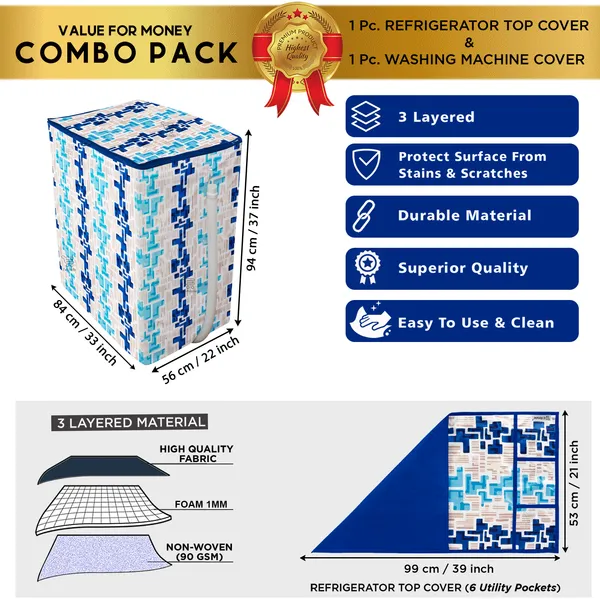Appliances_Cover_Combo_Set_of_(1_Pc._Fridge_Top_Cover_+_1_Pc._Semi_Automatic_Washing_Machine_Cover_)
