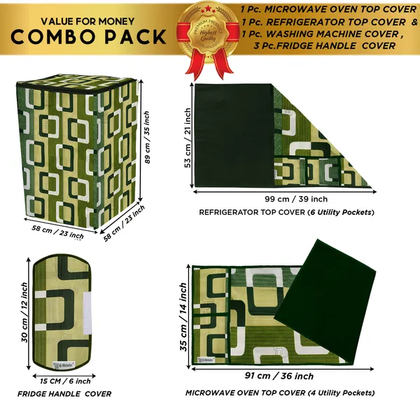 Appliance_Cover_Combo_Set_of_(1_Pc._Fridge_Top_Cover_+_3_Pcs._Fridge_Handle_Cover_+_1_Pc._Microwave_Oven_Top_Cover_+_1_Pc._Top_Load_Washing_Machine_Cover)
