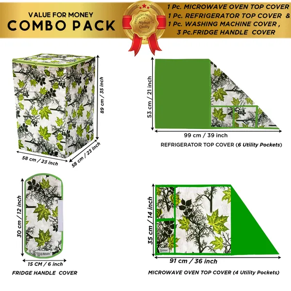 Appliance_Cover_Combo_Set_of_(1_Pc._Fridge_Top_Cover_+_3_Pcs._Fridge_Handle_Cover_+_1_Pc._Microwave_Oven_Top_Cover_+_1_Pc._Top_Load_Washing_Machine_Cover)